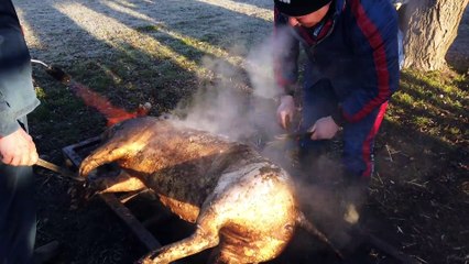 Disznóvágás Lentiben_2022