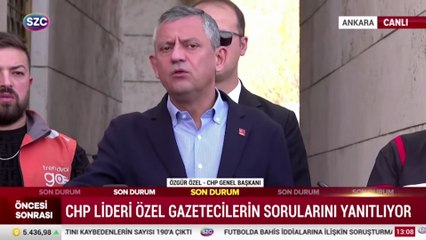 Özgür Özel: Türkiye'nin birinci partisi biziz