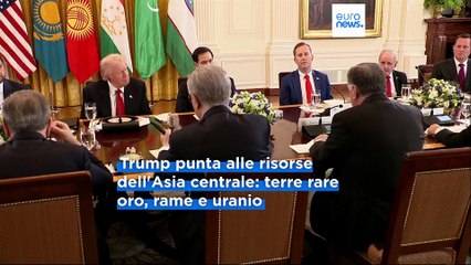 Terre rare, Trump vede i leader dell'Asia centrale alla Casa Bianca