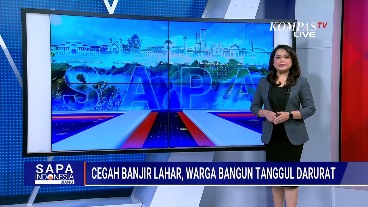 Warga Lumajang Gotong Royong Bangun Tanggul Darurat Cegah Banjir Lahar Gunung Semeru