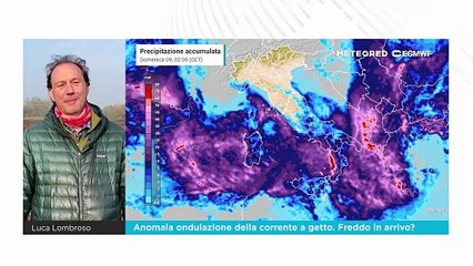 Anomala ondulazione della corrente a getto. Freddo in arrivo?