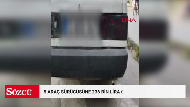 Batman'da abart egzoz kullanan 5 araç sürücüsüne 236 bin lira ceza