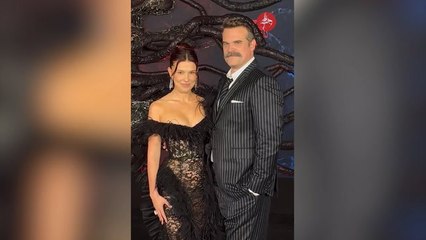 David Harbour and Millie Bobby Brown all smiles at Stranger Things premiere amid 'bullying' claims