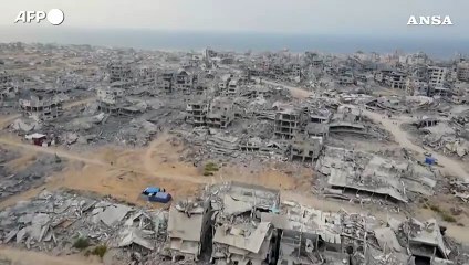 Gaza, le immagini della devastazione dopo due anni di guerra