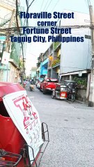 Floraville Street corner Fortune Street in Taguig City in the Philippines