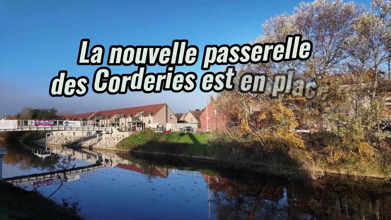 La nouvelle passerelle des Corderies