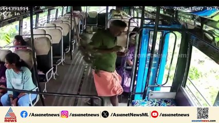 തൃശ്ശൂരിൽ ഓടുന്ന ബസ്സിൽ നിന്നും പുറത്തേക്ക് ചാടി; യാത്രക്കാരന് ഗുരുതര പരിക്ക്