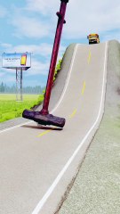 Realistic BeamNG Drive car crash physics. Watch in