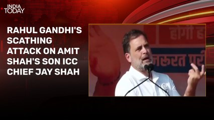Amit Shah's son can't hold a bat, but controls cricket: Rahul Gandhi