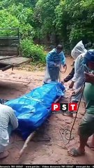 ¡HORROR EN GUENDÁ! VECINOS ARRASTRAN ATAÚD ENTRE BARRO Y CAMINO INTRANSITABLE