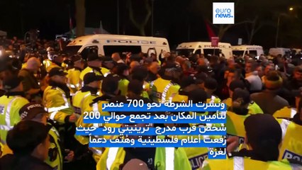 فيديو - قبل مباراة أستون فيلا ومكابي تل أبيب.. الشرطة البريطانية تعتقل 6 أشخاص