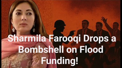 Sharmila Farooqi’s Flood Comments Ignite Political Firestorm!