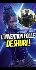 L’invention folle de Shuri… #shuri #blackpanther #chadwickboseman #mcu #onregardequoi