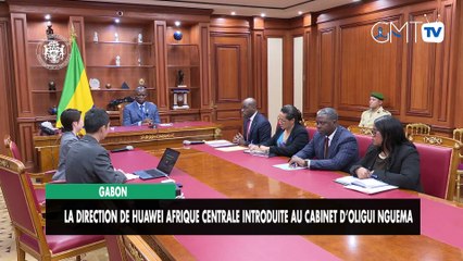 [#Reportage] Gabon : la direction de Huawei Afrique centrale introduite au cabinet d’Oligui Nguema
