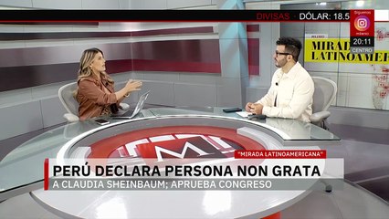 Perú declara persona non grata a la presidenta Claudia Sheinbaum | Mirada Latinoamericana