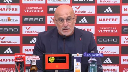 Rueda de prensa de Luis de la Fuente tras la convocatoria de la Selección Española