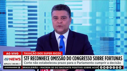 STF reconhece omissão do Congresso em regulamentar imposto sobre grandes fortunas