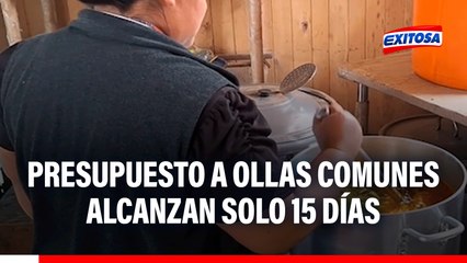 Presupuesto designado por el Gobierno a ollas comunes alcanza tan solo para 15 días