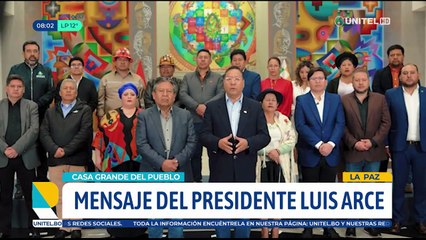 “Pido disculpas por los errores que pude cometer”: Arce se despide y dice que su Gobierno deja cinco legados