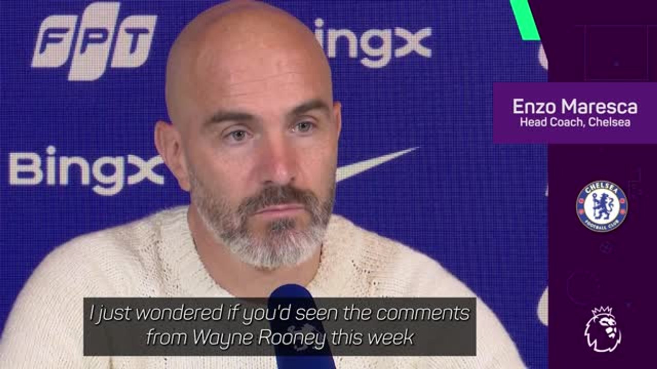 Maresca responds to Rooney's Chelsea rotation criticism