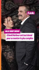 Millie Bobby Brown et David Harbour s'enlaçent à l'avant-première de la saison 5 de Stranger Things