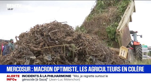 Changement de ton d'Emmanuel Macron sur le Mercosur: les syndicats agricoles dénoncent un bras d'honneur fait aux agriculteurs