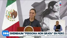 Congreso de Perú declara persona non grata a Claudia Sheinbaum
