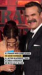 David Harbour reparece en público tras el disco venganza de Lilly Allen