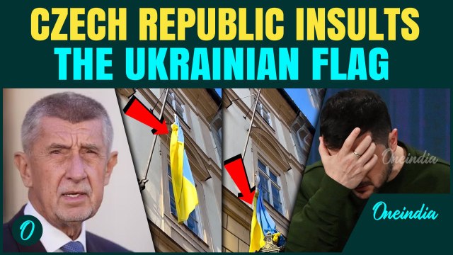 NATO Member Czech Republic SHAMES Zelensky| Ukrainian Flag REMOVED from Parliament by Pro-Trump Govt