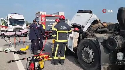 Bursa'da korkunç kaza