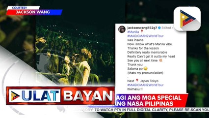GOT 7 member Jacson Wang, hindi pa maka-move on sa kanyang unforgettable Manila experience; Kim Chiu, nakikidalamhati sa mga kababayang nasalanta ng Bagyong #TinoPH