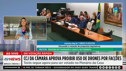 CCJ da Câmara aprova proibição do uso de drones por facções criminosas