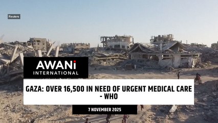 Gaza: OVER 16,500 in need of urgent medical care - WHO