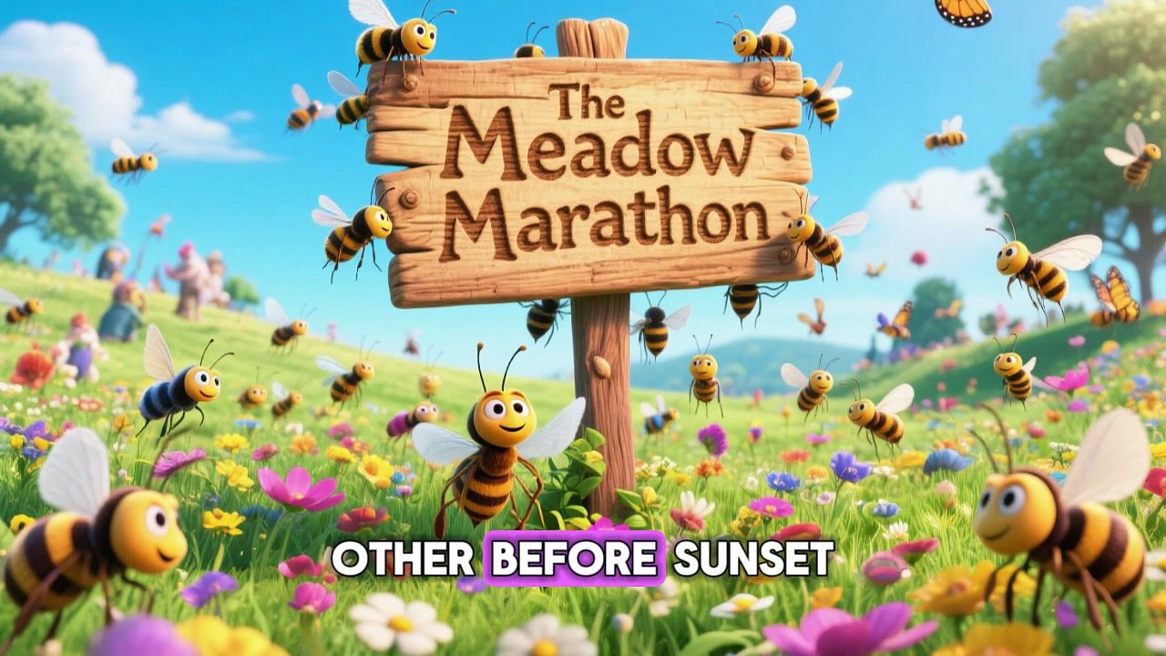 Mixy Daily Toons TV, cartoon stories☀️“The Bee and the Butterfly” __