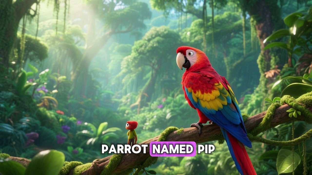 Mixy Daily Toons TV, cartoon stories☀️“The Clever Parrot’s Secret” __