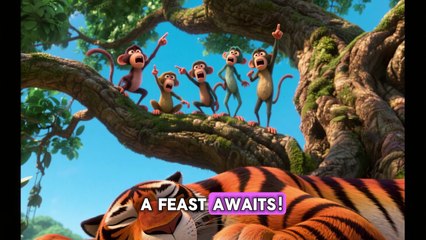 Mixy Daily Toons TV, cartoon stories☀️“The Sleepy Tiger” __