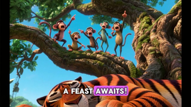 Mixy Daily Toons TV, cartoon stories☀️“The Sleepy Tiger” __