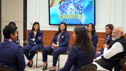 PM Modi meets ICC Women’s World Cup champions