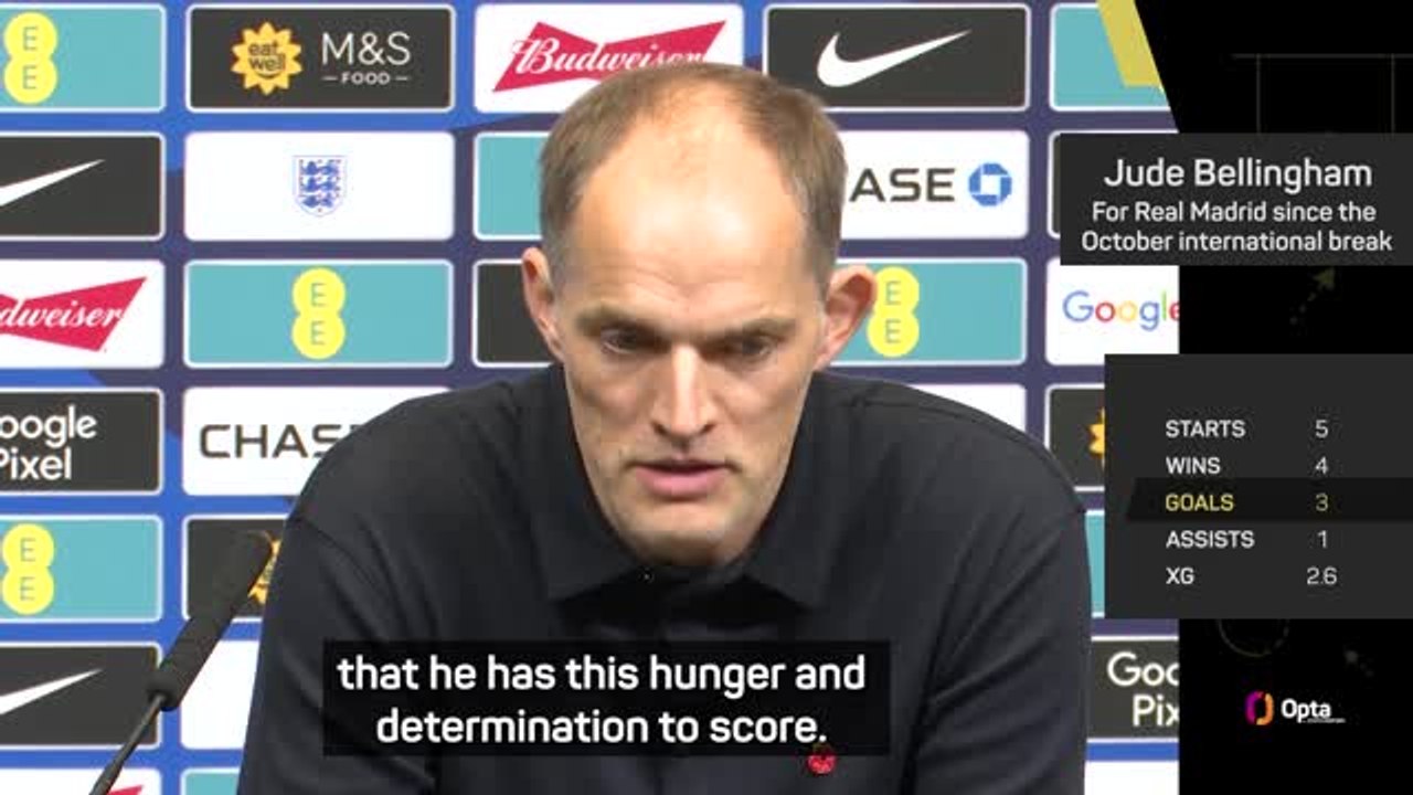 Bellingham showed that he deserved to be in the England squad - Tuchel