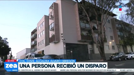 Hombre es atacado a balazos afuera de edificio en Álvaro Obregón