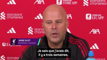 Slot : "Alexander Isak est de retour à l’entraînement"