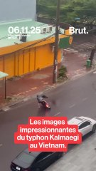 Les images impressionnantes du typhon Kalmaegi au Vietnam.