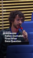Italian Journalist Fired After Gaza Question