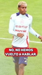 De la Fuente: "No hay nada que hablar con Flick. Quedo todo claro"