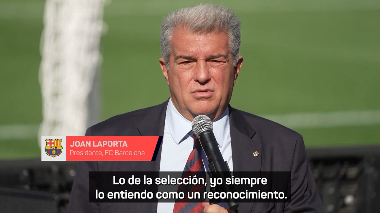 Joan Laporta: "Pediría a España que dosifique a Lamine"