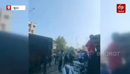 સુરતના કુબેરજી ટેક્સટાઇલ માર્કેટમાં ભીષણ આગ: હોનારતમાં કરોડોનો માલસામાન ખાખ, કોઈ જાનહાનિ નહીં