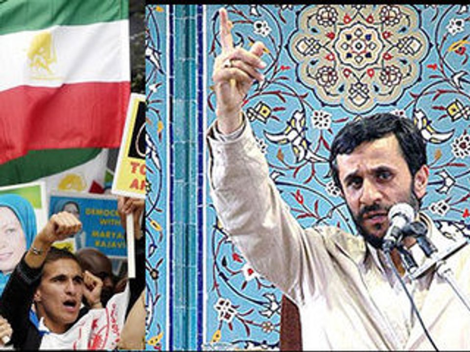 Iranian protest against Ahmadinejad, London 22 may 2008