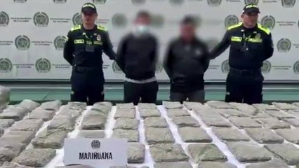 Hallan 60 kilos de marihuana enterrados en una bodega de reciclaje en el sur de Bogotá