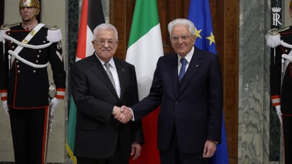 Mattarella riceve Mahmoud Abbas, "L'Anp è un interlocutore fondamentale"