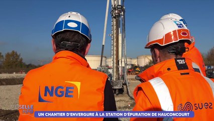 Un chantier d’envergure à la station d’épuration de Hauconcourt